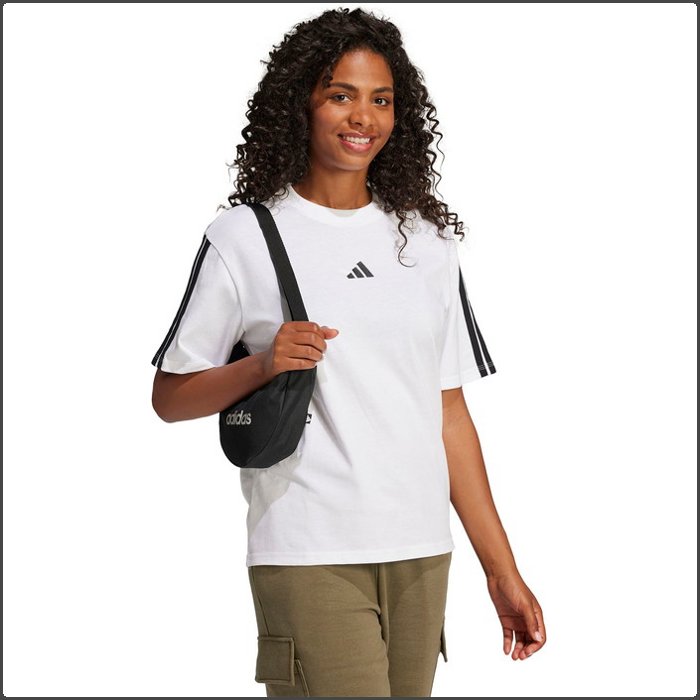 爆買 アディダス レディース 半袖Tシャツ 女性 スポーティー コットン 綿 普段着 トレーニング スポーツウェア ルーズフィット adidas KVC57 | adidas | 03