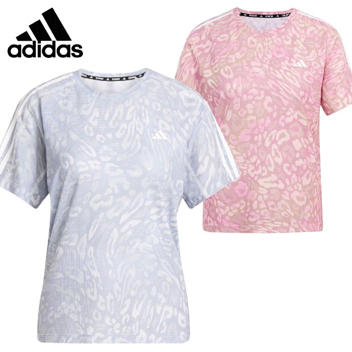 アディダス レディース ランニングTシャツ 半袖 シャツ トップス 運動 スポーツウェア トレーニングウェア ジョギング ジム adidas KVL17