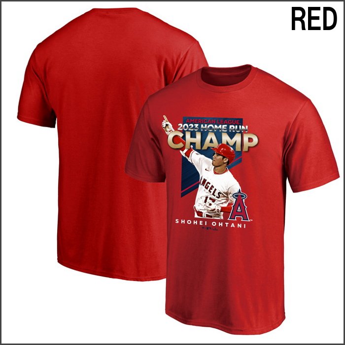 爆買 メンズ 大谷翔平 ホームラン王記念Tシャツ ロサンゼルス