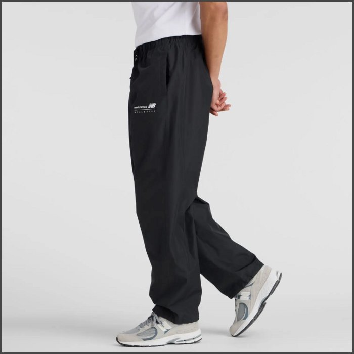 爆買 ニューバランス メンズ ウインドブレーカーパンツ ロングパンツ 運動 スポーツウェア トレーニング はっ水 ブラック new balance MP53548-BK | New Balance | 02