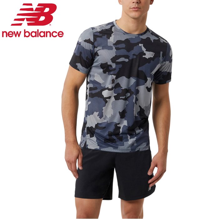 ニューバランス New Balance ウェア セットアップ 上下セット シャツ パンツ メンズ 半袖 ランニング ショートパンツ ランニング トレーニング MT23223-MS23232｜fun