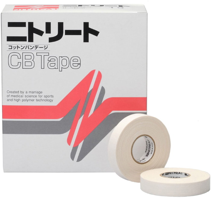 ニトリート CBテープ 13mm×12m 24巻 テーピング 非伸縮タイプ スポーツ 指 ひざ 足首 手首 運動 CB13 | ニトリート（ニトムズ）