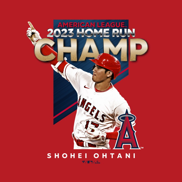 爆買 メンズ 大谷翔平 ホームラン王記念Tシャツ ロサンゼルス