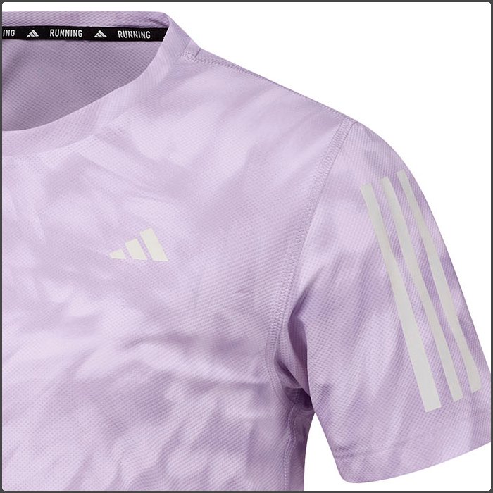 爆買 アディダス レディース ランニング半袖Tシャツ マラソン 陸上 ランナー 女性 トレーニング スポーツウェア ラベンダー adidas P0437 | MIZUNO | 02