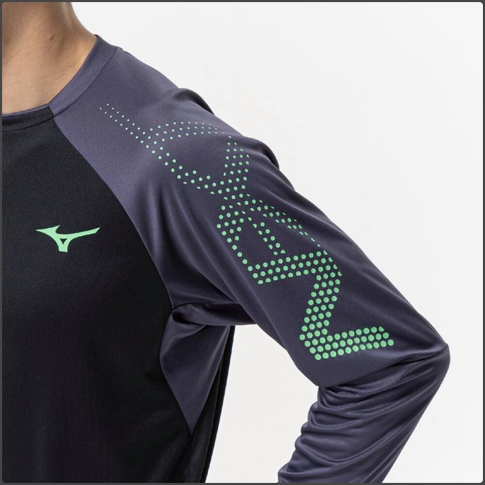 ミズノ N-XT ロングTシャツ 長袖 メンズ レディース ユニセックス 陸上 トレーニングウェア ランニング Tシャツ 運動 スポーツ 吸汗速乾 mizuno U2MAC501 | MIZUNO | 04