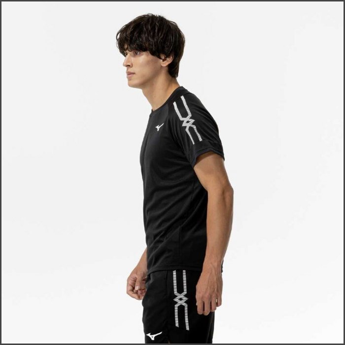MIZUNO ミズノ メンズ ランニングシャツ 半袖 Tシャツ マラソン