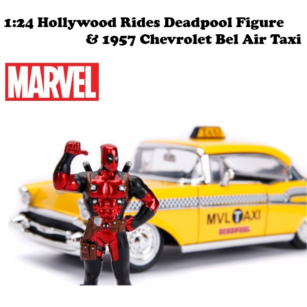 Jada デッドプール ミニカー タクシー1/24 フィギュア 車 JADATOY 1/24