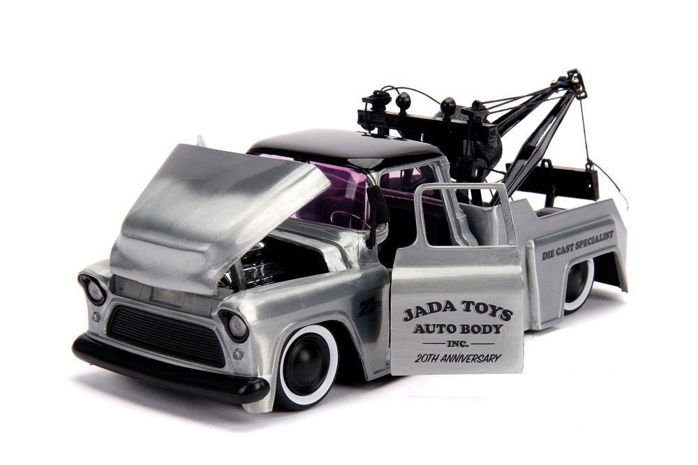 JADATOYS 20th Anniversary 20周年記念シリーズ1/24　ミニカー　KUSTOM KINGS 1955 CHEVY  STEPSIDE TOW TRUCK シェビーステップサイド　ダイキャストミニカー