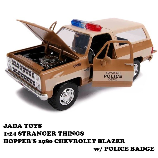 ジャダトイズ 1 24 ストレンジャーシングス 箱入りミニカー コイン付き Jadatoys Stranger Things Hopper S 1980 Chevy Blazer Jada Fun Funny 通販 Yahoo ショッピング