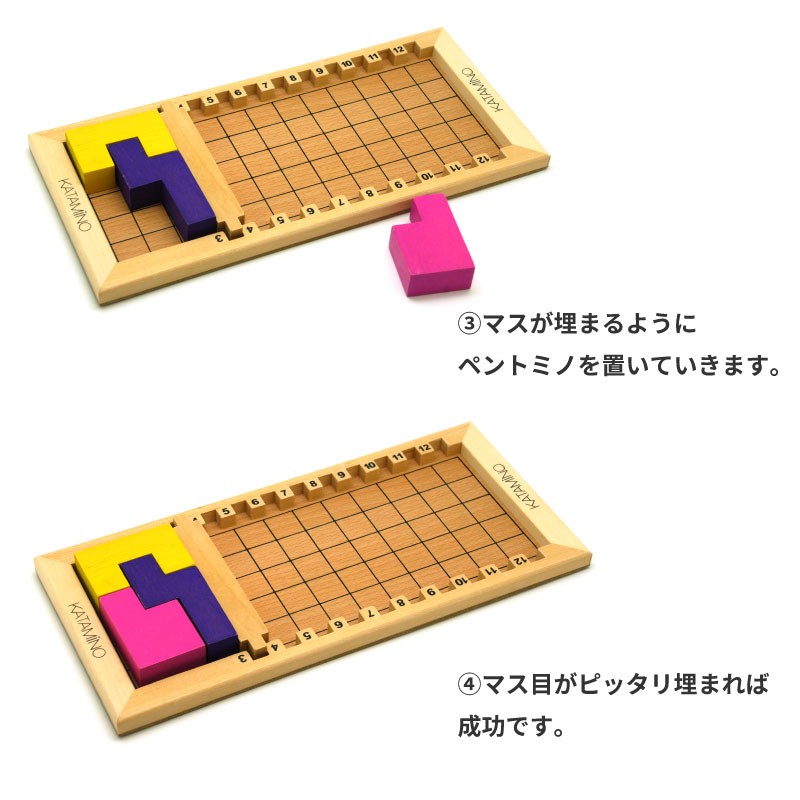 Gigamic KATAMINO カタミノ 知育玩具 数学 脳トレ ボードゲーム 積み木