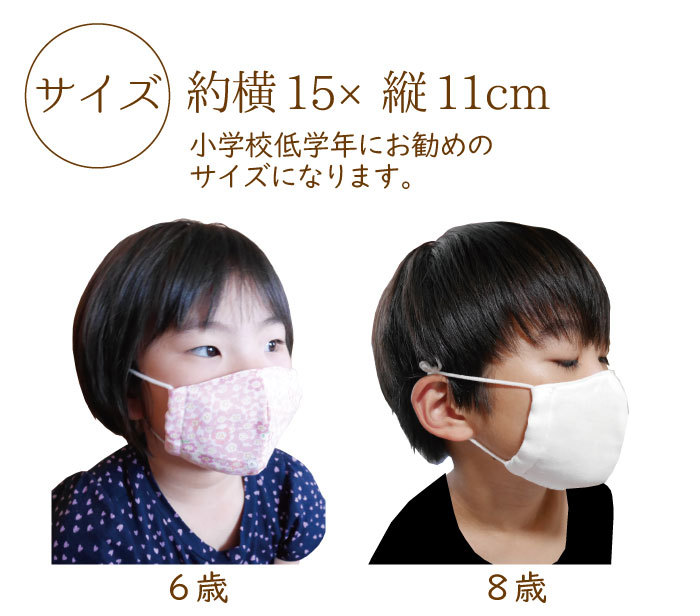 【初売り】 2枚入り キッズマスク ダブルガーゼ使用 ふんわり SSサイズ その他