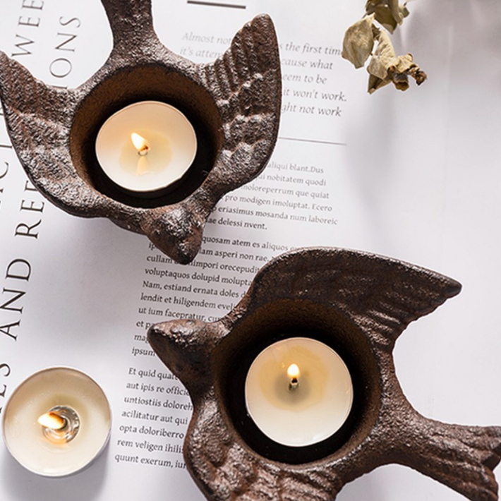 アンティーク 鳥のキャンドルホルダー 北欧 木製 アンティーク 鳥のキャンドルホルダー 北欧 木製