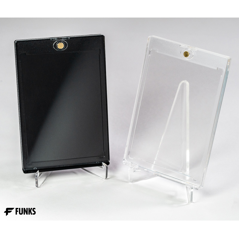 FUNKS マグネットローダー クリア 10枚セット スタンド付き カードローダー 透明 トレカ 35pt ローダー トレカケース UVカット マグネットホルダー |  | 07