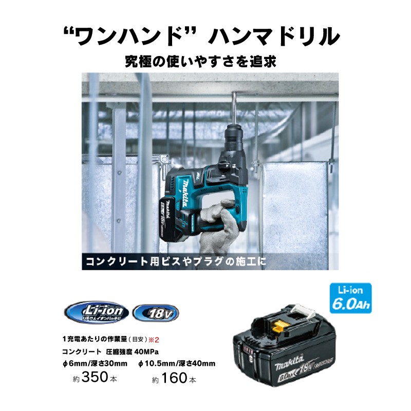 フルセット マキタ 充電 ハンマドリル 17mm 充電式 HR171DRGX 18V/6.0