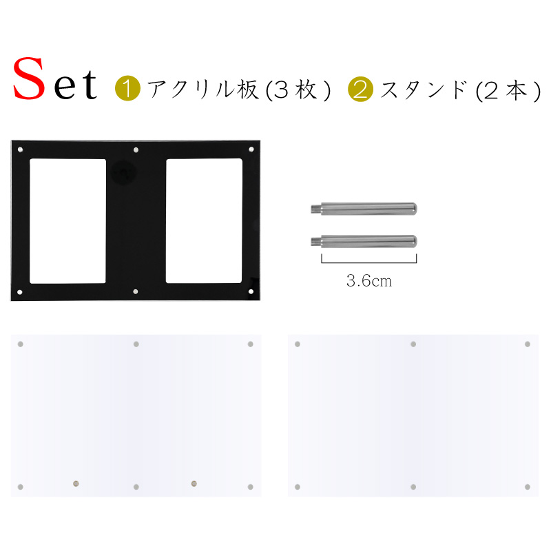 PSA ローダー マグネットローダー 2連 uvカット ブラック 収納ケース