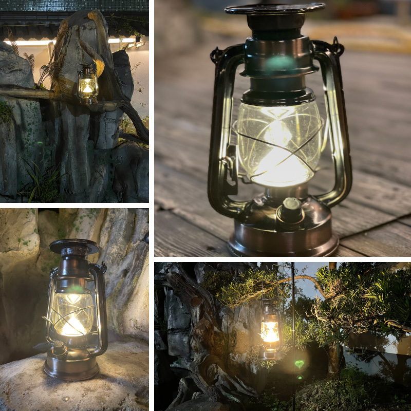 ソーラー ランタン アンティーク 充電式 : ファンクスストア - 通販