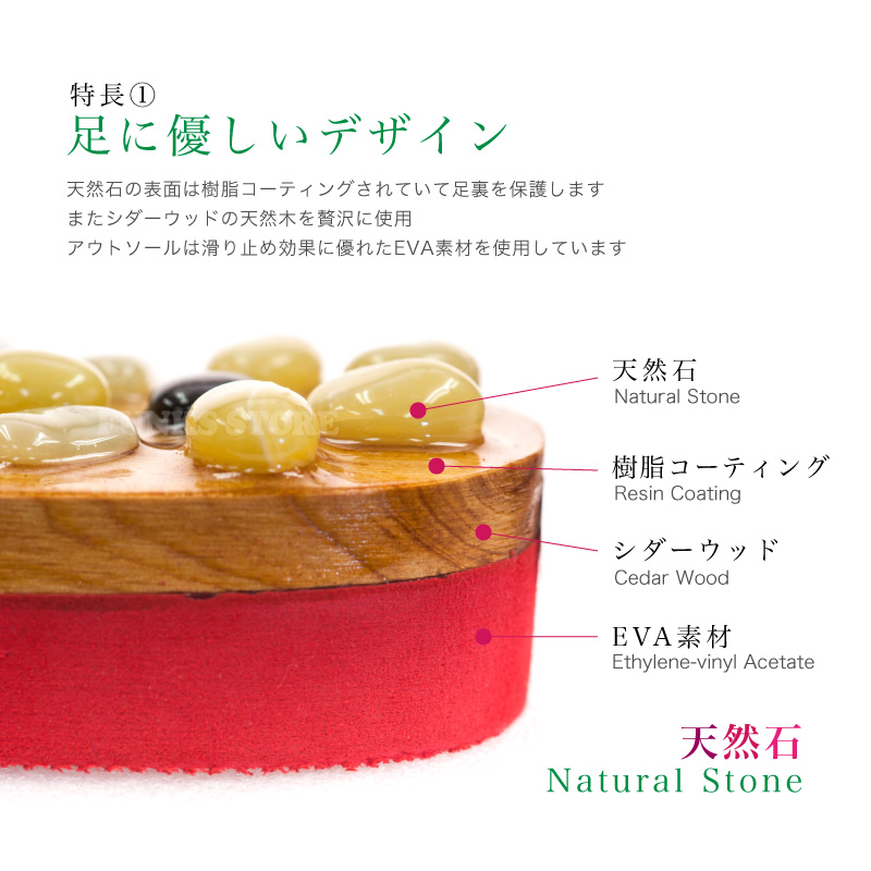 足つぼスリッパ 健康サンダル 足つぼ サンダル スリッパ 健康スリッパ 天然石 健康 足ツボ 足裏 足うら 刺激 指圧 強力 超強力 マッサージ 血行促進 Stone Sandal ファンクスストア 通販 Yahoo ショッピング