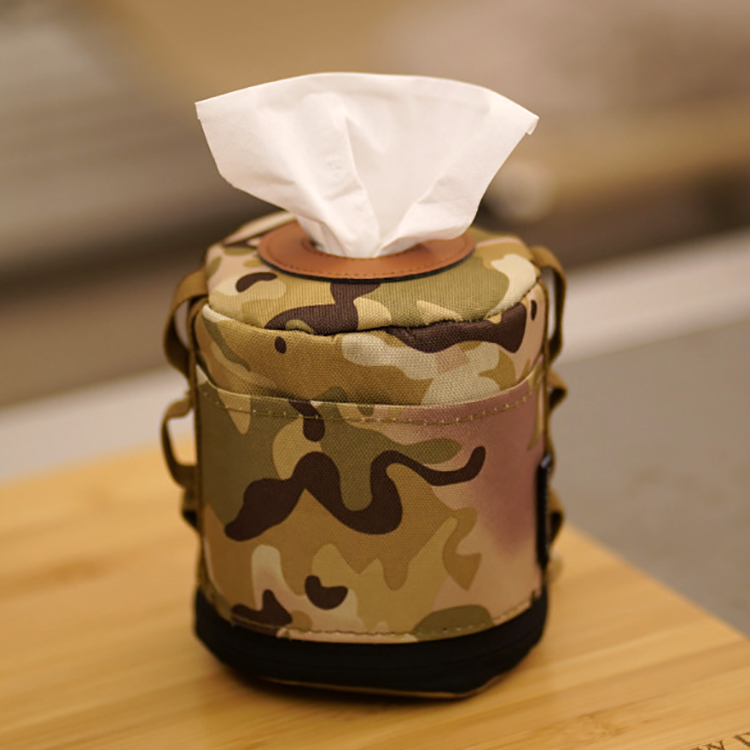 アウトドア用OD缶ケース 迷彩柄 230G用 450G用選択可 900D