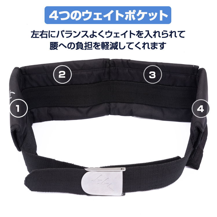 新品 ダイビングウエイト10kg ベルトセット スキューバ