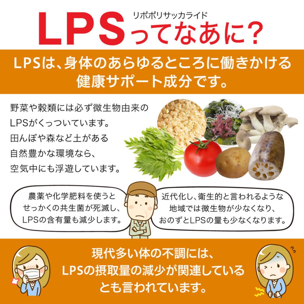 LPS サプリメント スーパーリポポリミン (30g 30日分 / 1日4粒) 自然