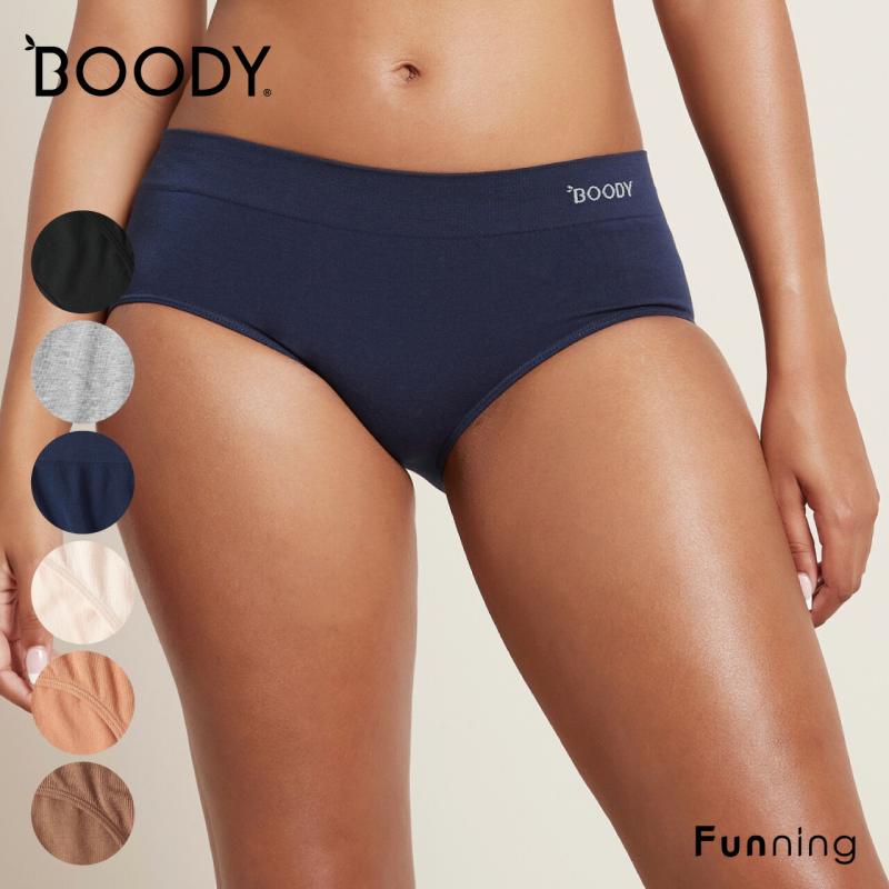 【Newカラー】BOODY (ブーディ) ミディブリーフ レディース 女性 バンブー 竹 竹繊維 涼しい 防臭 抗菌 吸湿性 静電気防止 柔らかい 低 | BOODY