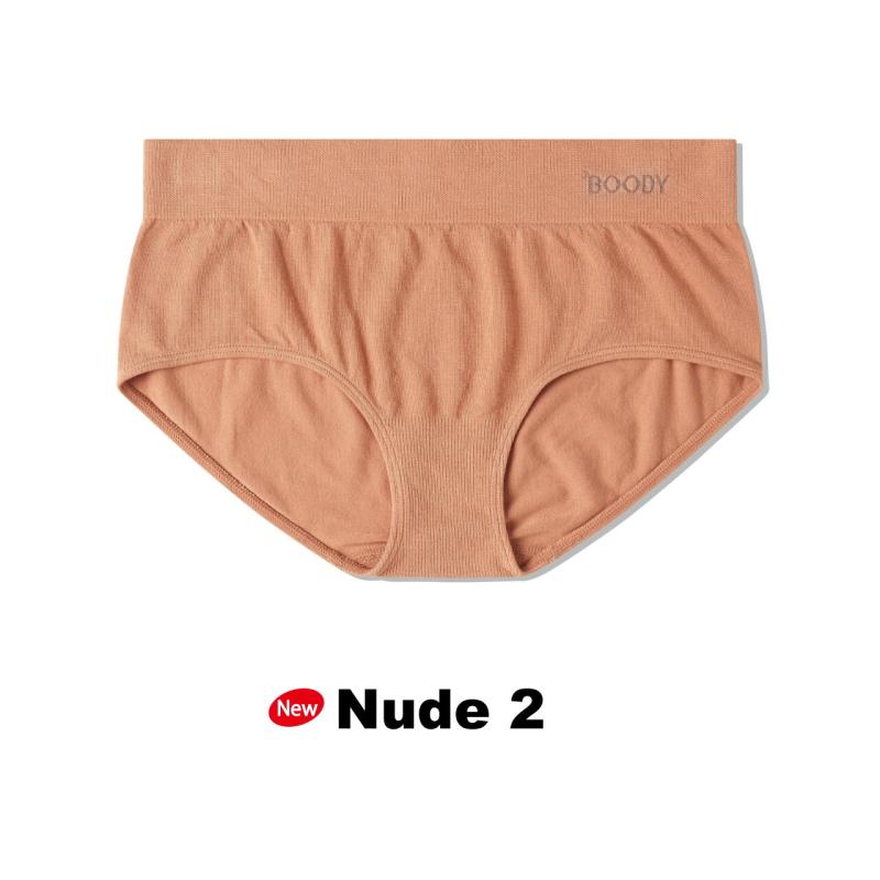 【Newカラー】BOODY (ブーディ) ミディブリーフ レディース 女性 バンブー 竹 竹繊維 涼しい 防臭 抗菌 吸湿性 静電気防止 柔らかい 低 | BOODY | 02