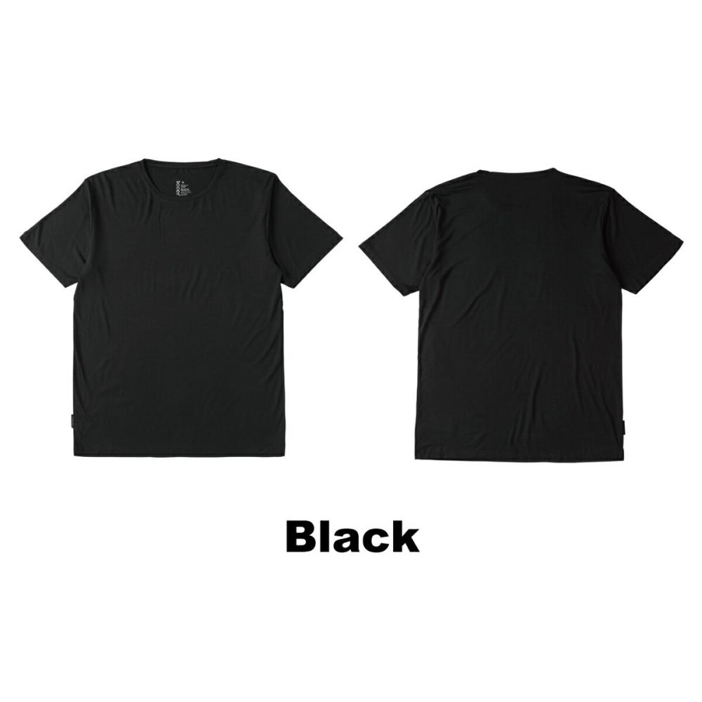 BOODY (ブーディ) メンズ クルーネックTシャツ 半袖 男性 大人 カットソー スポーティ ストレッチ ソフト シンプル サステナブル 防臭 | BOODY | 01