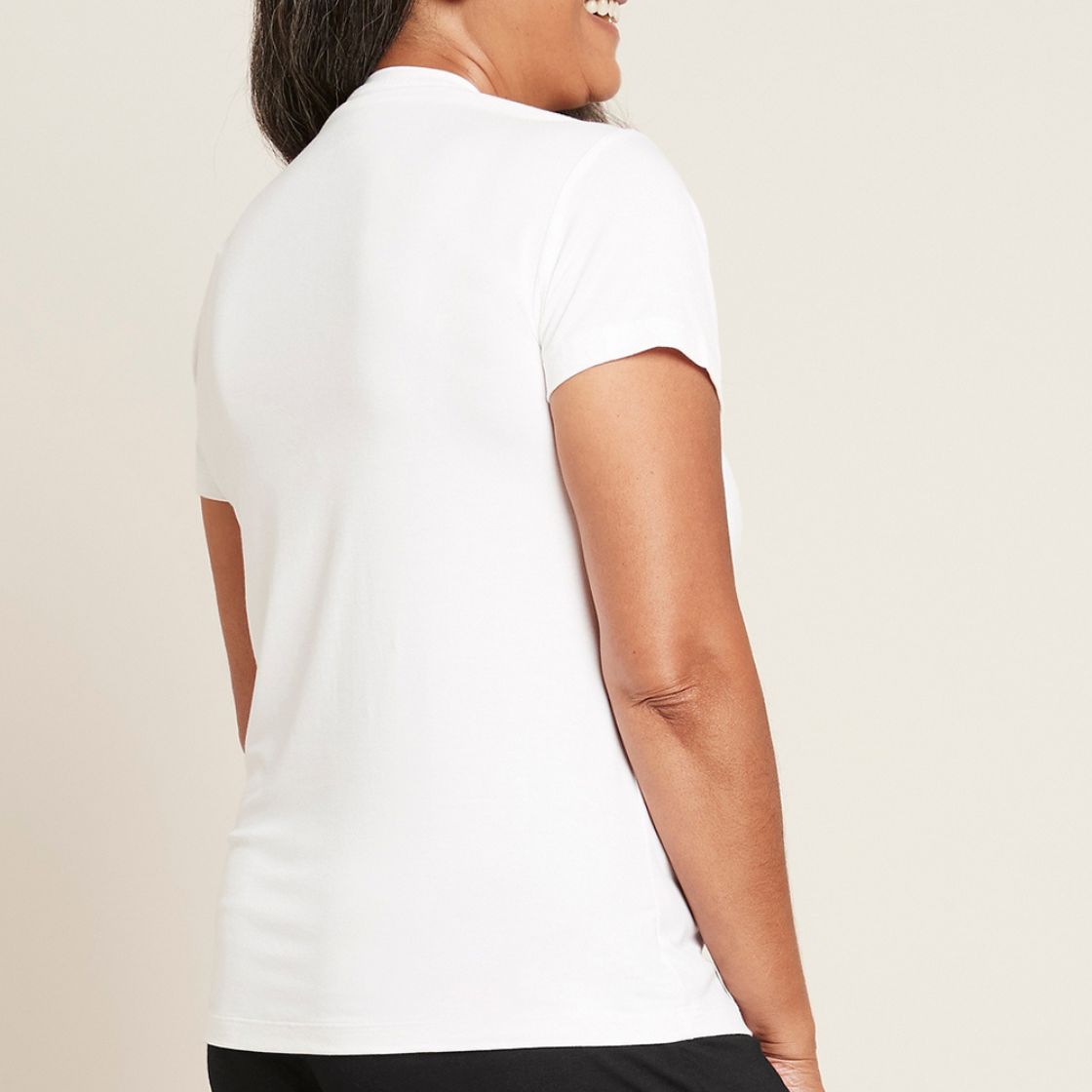 BOODY (ブーディ) クルーネック Tシャツ 半袖 女性 レディース 大人 カットソー ストレッチ ソフト シンプル ルームウェア サステナブル | BOODY | 11