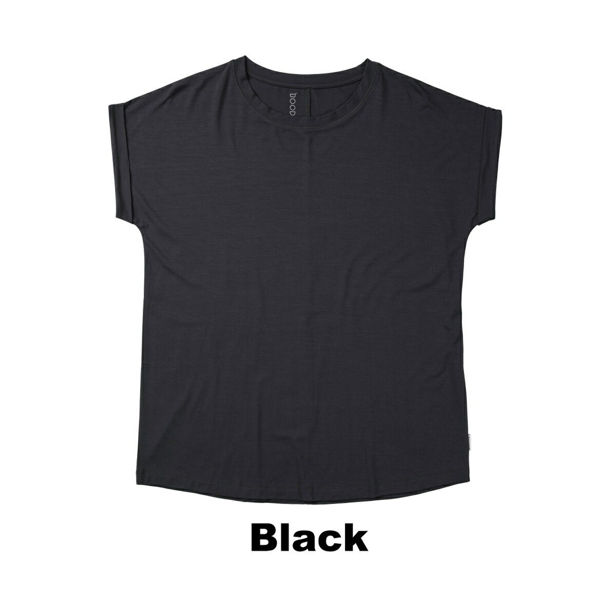 BOODY (ブーディ) ダウンタイム ラウンジトップ Tシャツ 半袖 女性 レディース 大人 カットソー ストレッチ ソフト シンプル ルームウェア | BOODY | 01