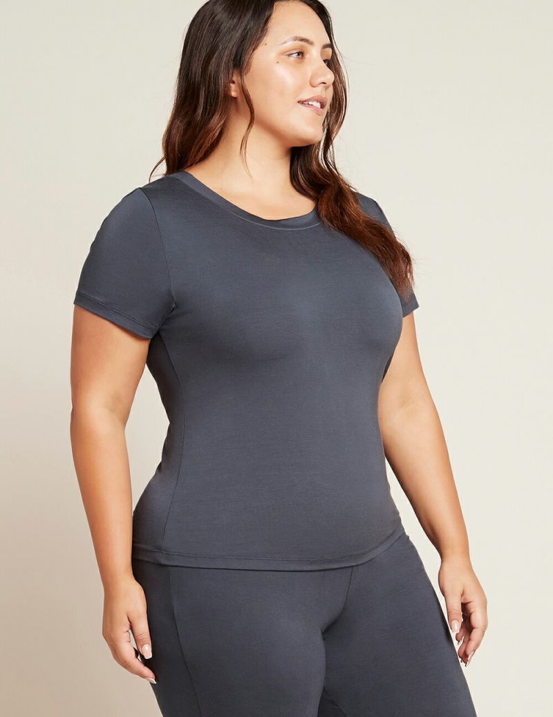 【送料無料】BOODY グッドナイト スリープ Tシャツ 半袖 レディース オーガニックバンブー素材 吸湿 速乾 抗菌 防臭 快適 ルームウェア | BOODY | 17