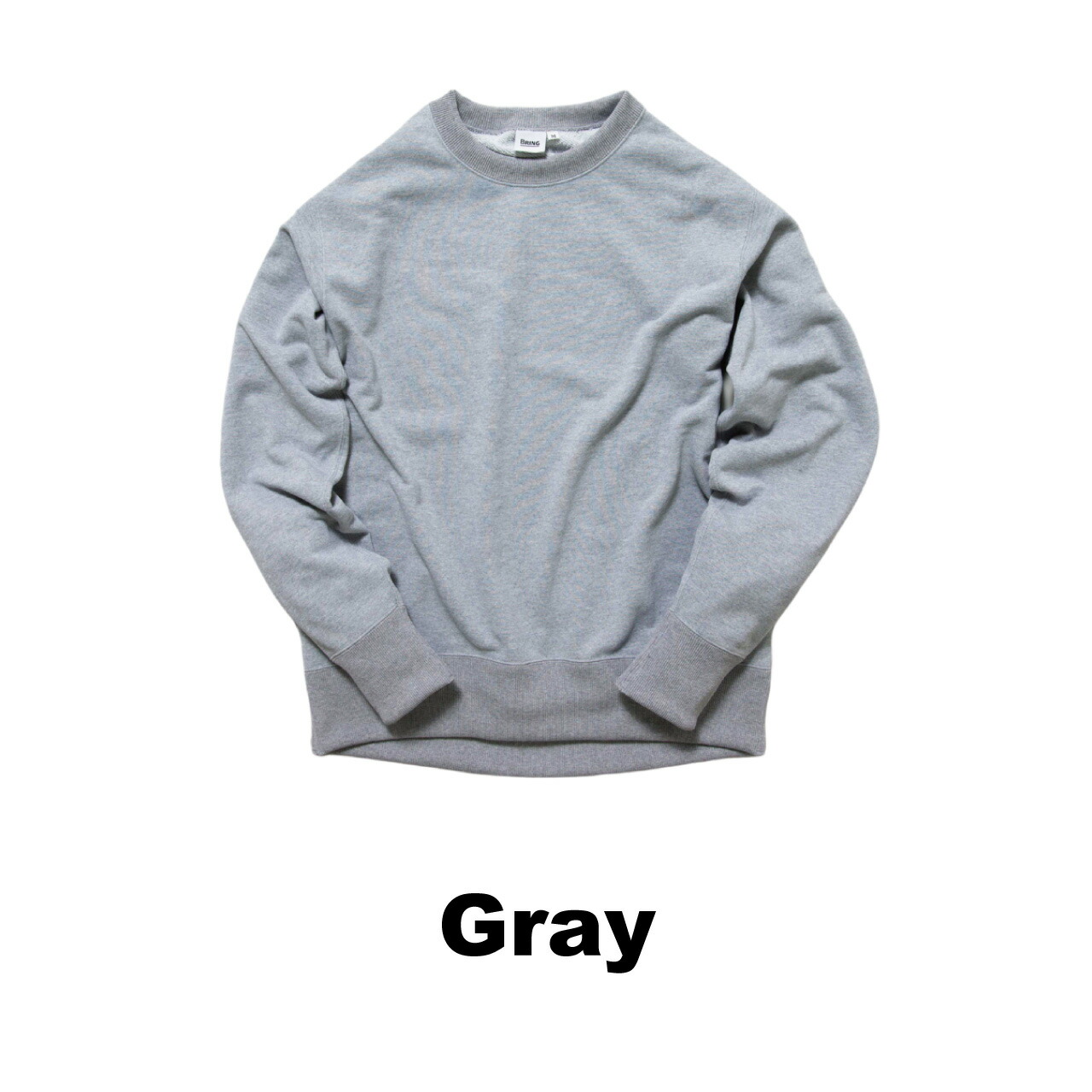 ブリング BRING スウェット クルーネック プルオーバー DRYCOTTONY ユニセックス 男女兼用 長袖 無地 シンプル 肌触り 吸水性 速乾 |  | 02
