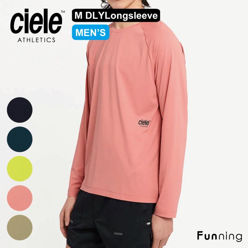 Ciele (シエル) DLYLongsleeve メンズ ランニング 長袖Tシャツ 吸汗速