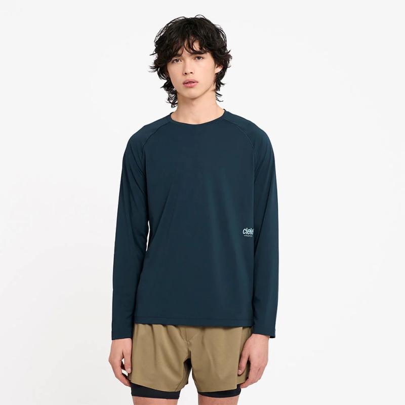 Ciele (シエル) DLYLongsleeve メンズ ランニング 長袖Tシャツ 吸汗速乾 UVカット ストレッチ 軽量 スポーツ マラソン 自転車の画像