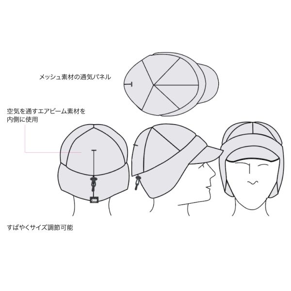 Ciele (シエル) HOTHCap ランニングキャップ ユニセックス 男性 女性 キャップ 帽子 ランニング マラソン スポーツ アウトドア 自転_6