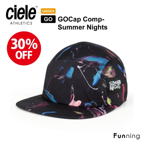 【セール30%OFF/新品】Ciele (シエル) GOCap Comp Summer Nights ランニングキャップ 帽子 ユニセックス 男性 女性 | 