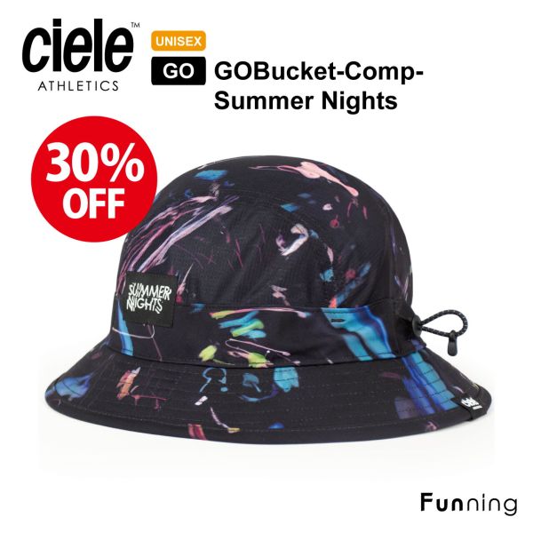 【セール30%OFF/新品】Ciele (シエル) GOBucket Summer Nights バケットハット 帽子 ユニセックス 男性 女性 ランニング 正規品 | 