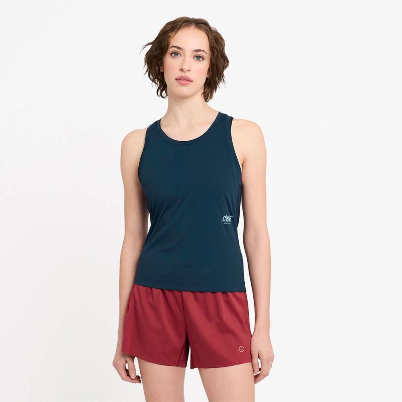 Ciele (シエル) W DLYSinglet レディース 女性 吸汗速乾 軽量 通気性 防臭 タンクトップ UVカット ランニング マラソン トレイルの画像