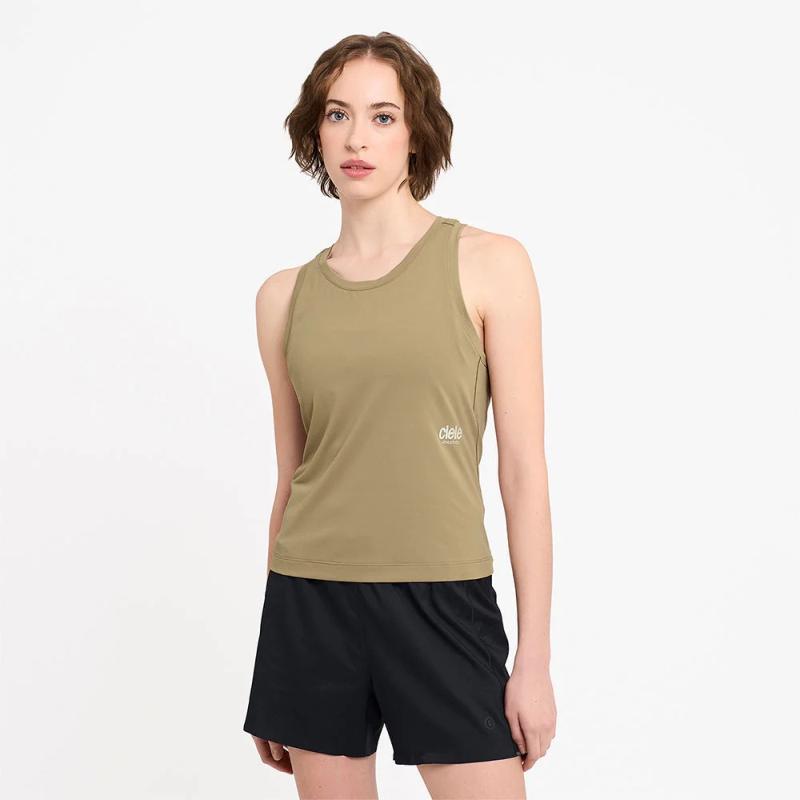 Ciele (シエル) W DLYSinglet レディース 女性 吸汗速乾 軽量 通気性 防臭 タンクトップ UVカット ランニング マラソン トレイルの画像