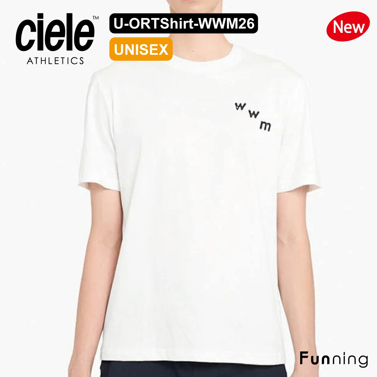 【26春夏New】Ciele (シエル) ORTShirt WWM26 ユニセックス ランニングTシャツ 吸汗速乾 軽量 半袖 メンズ レディース 正規品 | 