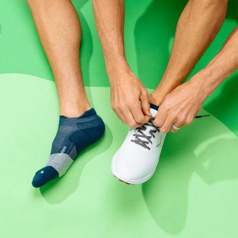 【25秋冬New】Feetures フィーチャーズ GOLF NO SHOW TAB Max Cushion 靴下 ソックス 厚め ユニセックス 男女兼用 | feetures | 09