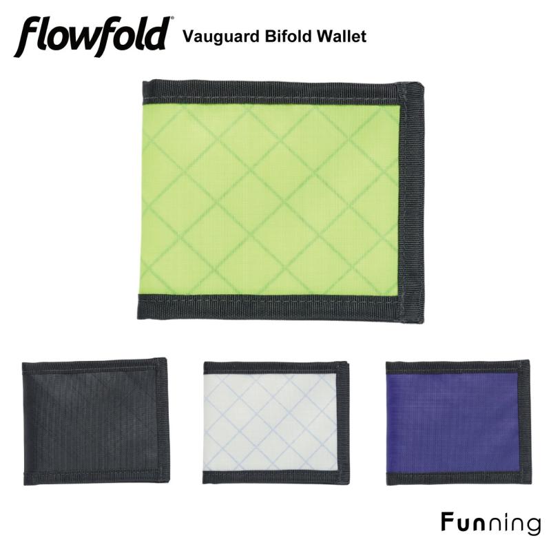 Flowfold フローフォールド バンガード バイフォールド ウォレット 財布 二つ折り 薄い コンパクト 耐久性 耐水性 軽量 | flowfold