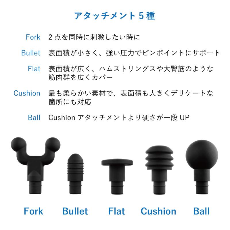 Hyperice ハイパーアイス ハイパーボルト アタッチメント ハイパーボルト専用付け替え部位 振動 電動マッサージガン ハンディマッサージ 筋膜リ | HYPERICE | 01