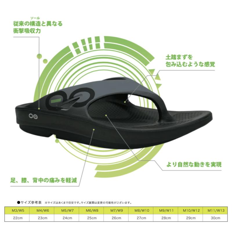 【25春夏Newカラー】OOFOS ウーフォス OOriginal Limited（ウーオリジナル リミテッド）リカバリーサンダル ユニセックス 衝撃吸収 スポーツ　 | OOFOS | 06