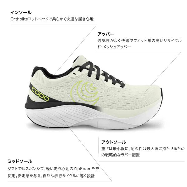 Topo Athletic トポ アスレチック ATMOS (アトモス) ランニングシューズ レディース ロード マラソン ウォーキング トレーニング 正規品 | TOPO Athletic | 04