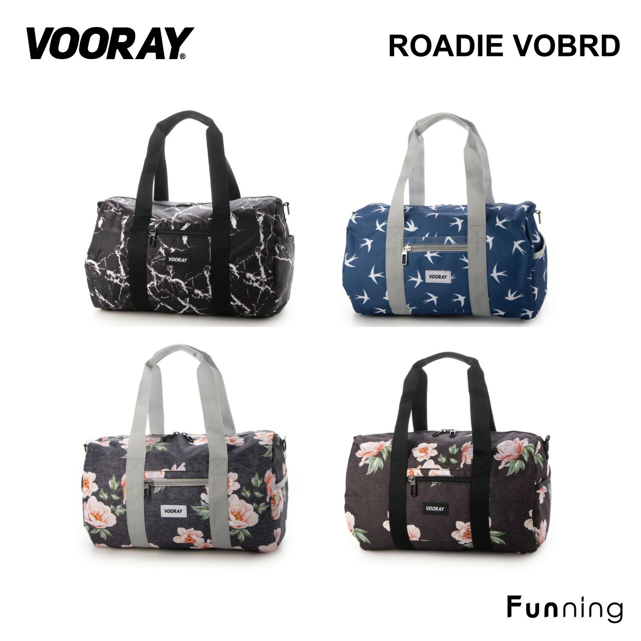 VOORAY（ヴォーレイ）Roadie Duffeel 24L ダッフルバッグ ボストンバッグ スポーツバッグ ジム フィットネス 旅行 ゴルフ 通勤 | 