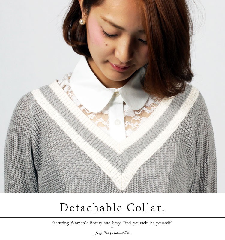 N°21 ヌメロヴェントゥーノ Tシャツ レース衿 ビジュー ブラック