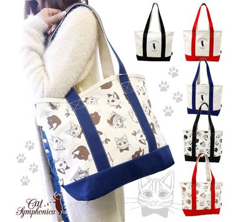 トートバッグ レディース 布 キャンバス 日本製 a4 ねこ 猫 カジュアル