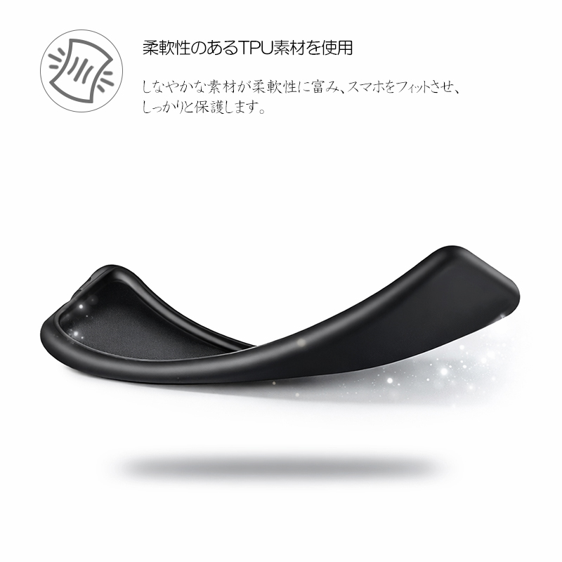 Redmi Note10T ケース Redmi Note10JE カバー ブラック 黒 耐衝撃 ソフトケース TPU カバー ソフト redmi note10t note10je スマホカバー 関連画像3