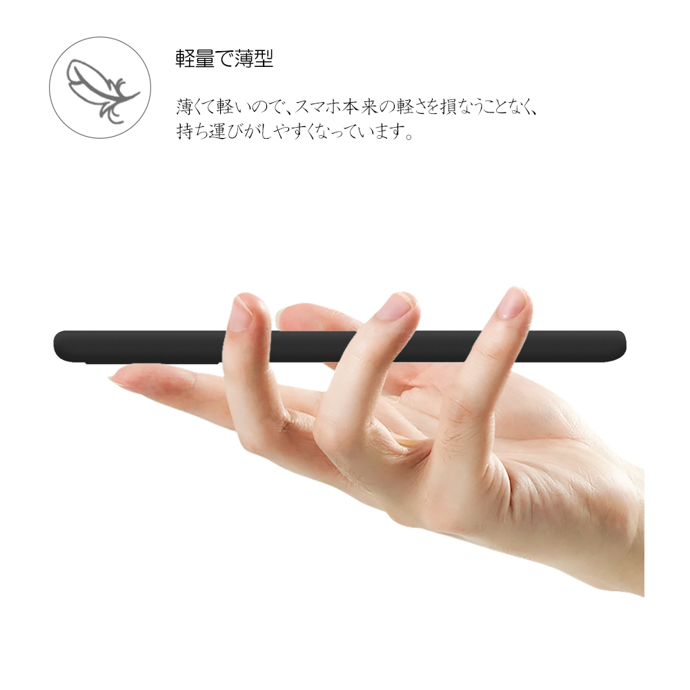 nubia S2 ケース nubia S2 カバー nubia S2 ケース nubia S2 A504ZT 黒 ブラック 耐衝撃 TPU ソフトケース ストラップ ホール 軽量 シンプル 耐衝撃 関連画像3