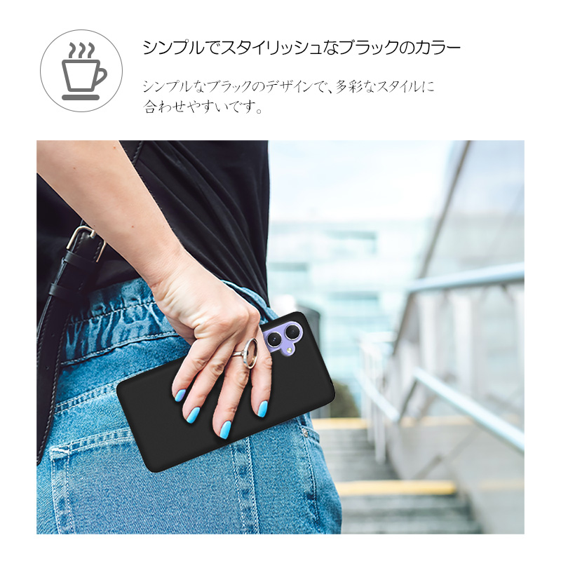 Galaxy A54 5G ケース SC-53D SCG21 カバー 黒 ブラック 耐衝撃 マット ソフトケース TPU カバー ソフト |  | 05